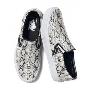 Snake Skin Slip on Vans
